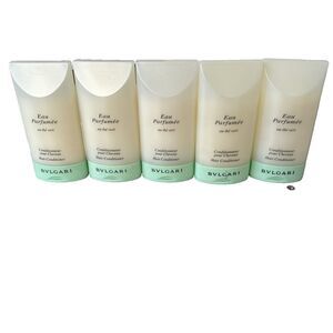 5 BVLGARI EAU PARFUMÉE AU THE VERT 2.5 fl.oz HAIR CONDITIONER Total 12.5 fl.oz.